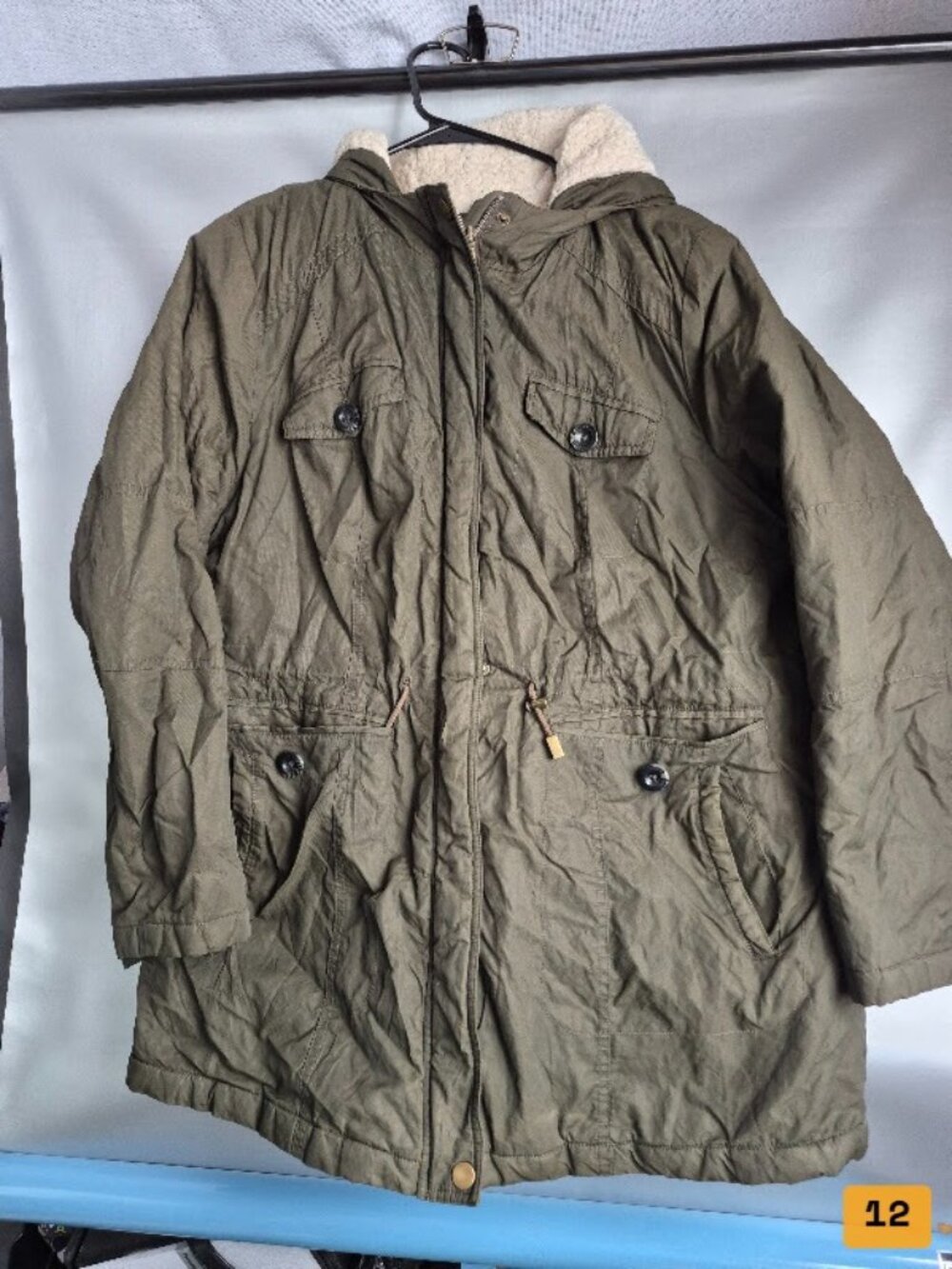 Denver Hayes Utility Parka Size XL olive green